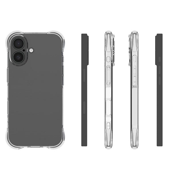 Kit Capa Super Proteção + Película de Vidro Temperado Privacidade GIFT4ME Para Apple iPhone 17 - Transparente