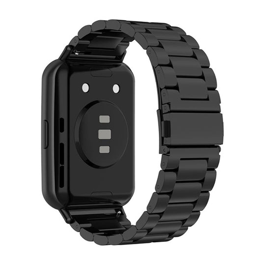 Bracelete de Aço + Ferramenta Gift4Me Para Huawei Watch Fit Special Edition - Preto