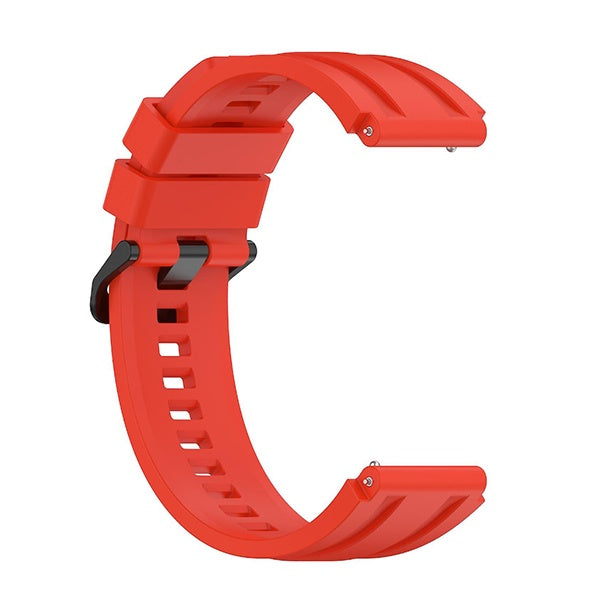 Bracelete Silicone Com Fivela GIFT4ME Para Amazfit Balance 2 - Vermelho