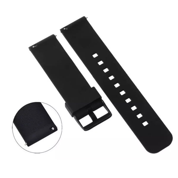 Bracelete Silicone Com Fivela GIFT4ME Para Coros Apex 2 Pro - Preto