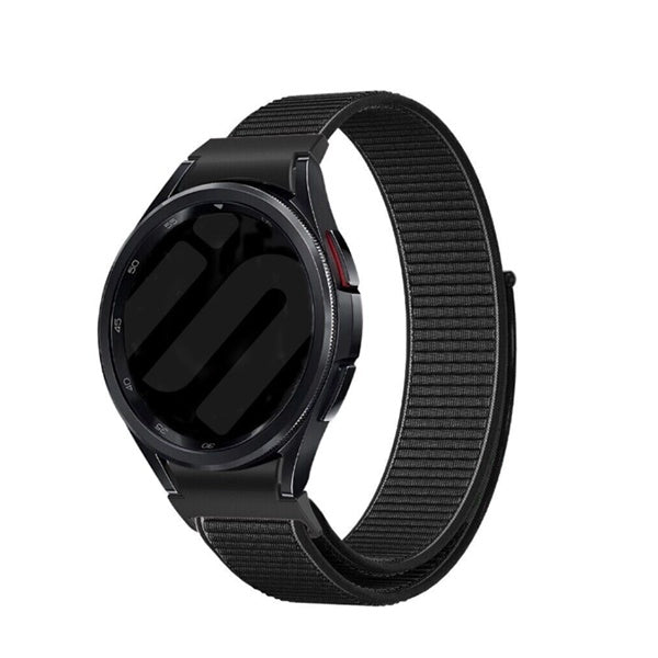 Bracelete Nylon GIFT4ME Compativel Com Samsung Galaxy Watch FE - Preto