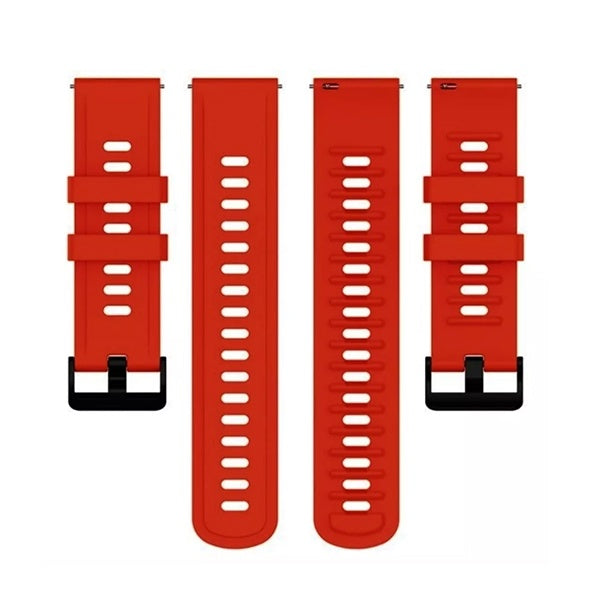 Bracelete Silicone Com Fivela GIFT4ME Para Amazfit Balance 2 - Vermelho