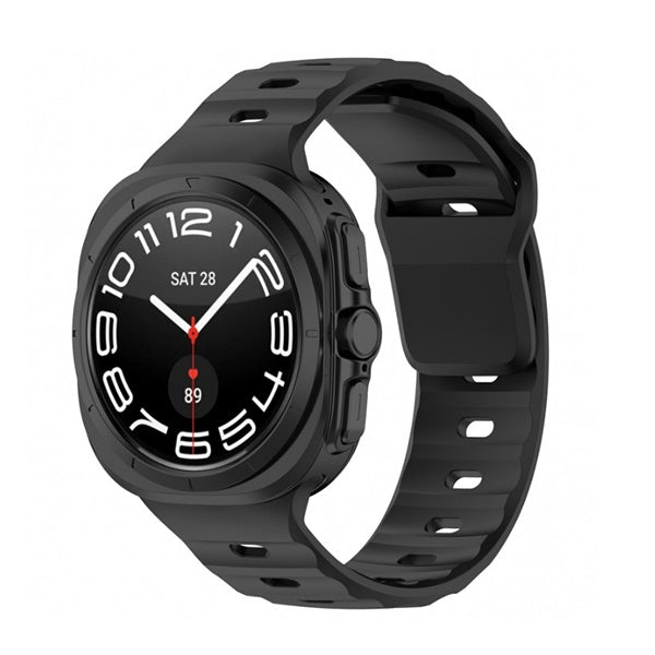 Bracelete Silicone GIFT4ME Para Samsung Galaxy Watch Ultra2  - Preto