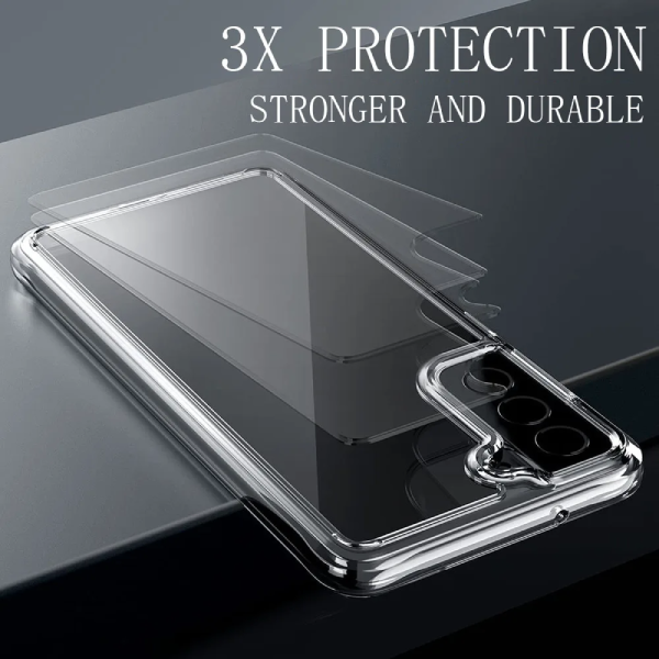Kit Capa Super Proteção + Película de Vidro Temperado GIFT4ME Para Apple iPhone 17 Air - Transparente