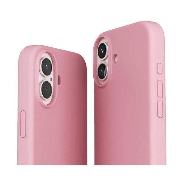 Kit Vidro Temperado Cleargorilasglass + Capa Proteção Silicone + Suporte de Carro GIFT4ME Para Apple iPhone 17 - Rosa