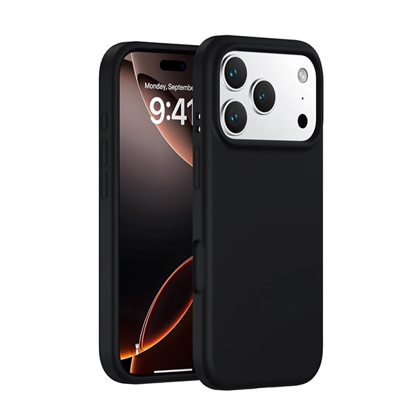 Kit Suporte Magnético + Capa Proteção Silicone GIFT4ME Para Apple iPhone 17 Pro - Preto