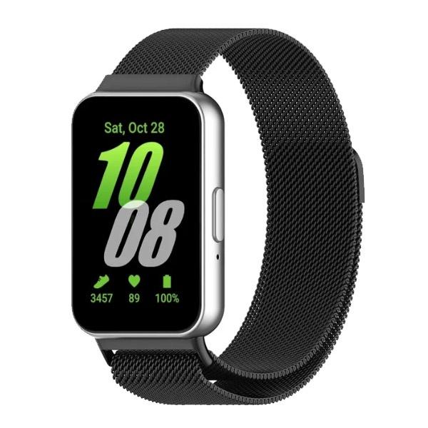 Bracelete Milanese Com Fecho Magnético GIFT4ME para Samsung Galaxy Fit3 40mm - Preto