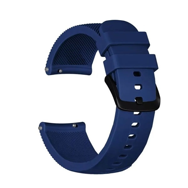 Bracelete Silicone Com Fivela GIFT4ME Para Huawei Watch 5 - 42mm - Azul Escuro