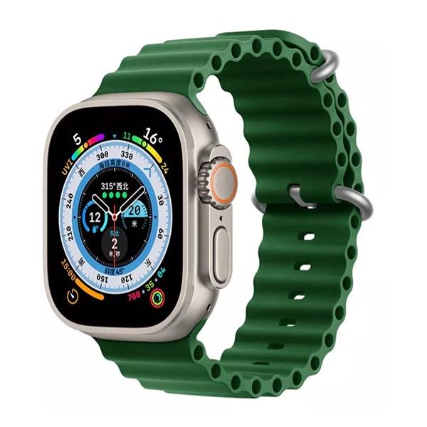 Bracelete de Silicone Ocean Ondulada GIFT4ME para Apple Watch Series 5 - 44mm - Verde