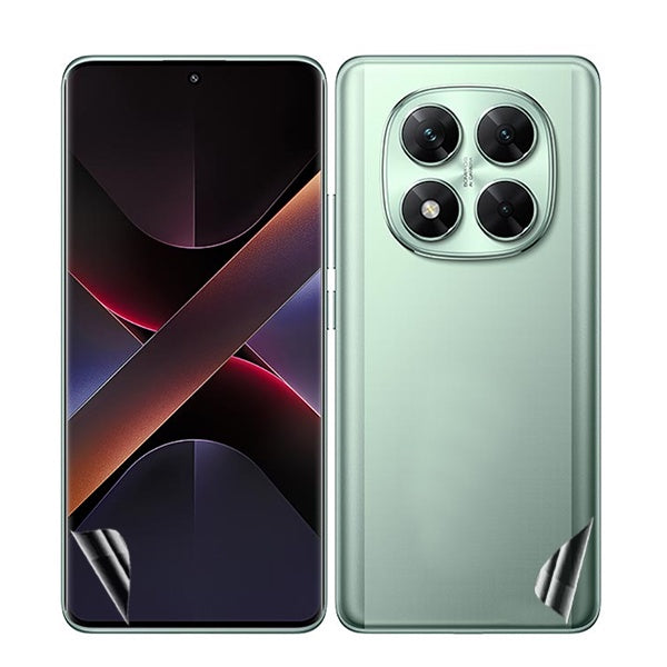 Kit Película Protectora de Hydrogel Frente e Verso Gift4Me Para Xiaomi Poco X7 - Transparente