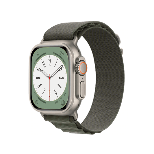 Bracelete Poliéster Alpine L (Pulso de 165mm a 210mm) GIFT4ME Compativel Com Apple Watch Series 10 - 46mm - Verde