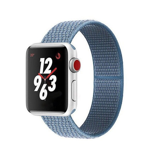 Bracelete Nylon GIFT4ME Compativel Com Apple Watch Series 10 - 42mm - Azul