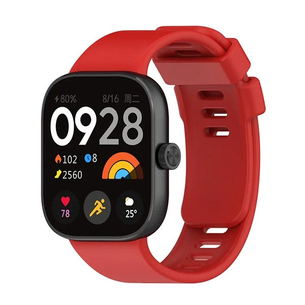 Bracelete Silicone GIFT4ME Compativel Com Xiaomi Redmi Watch 4 - Vermelho