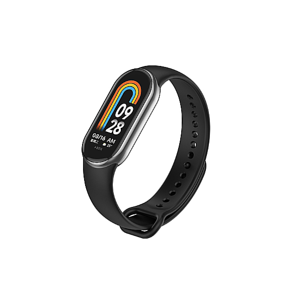 Bracelete Silicone para Xiaomi Smart Band 8 - Preto