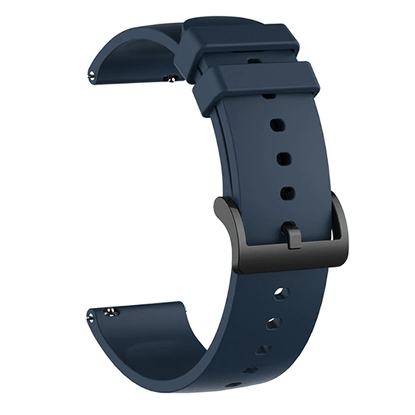 Bracelete Silicone Com Fivela GIFT4ME Para Amazfit Balance 2 - Azul Escuro