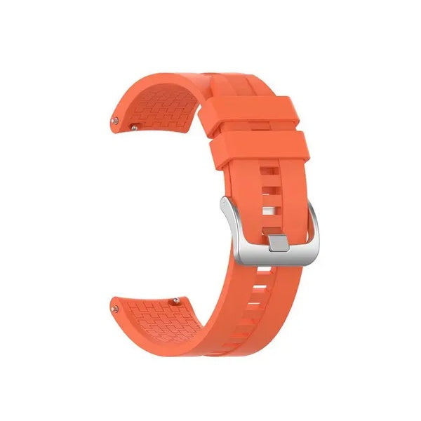 Bracelete Silicone Com Fivela GIFT4ME Para Amazfit Balance 2 - Laranja