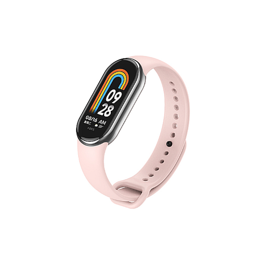 Bracelete Silicone para Xiaomi Smart Band 8 - Rosa Claro