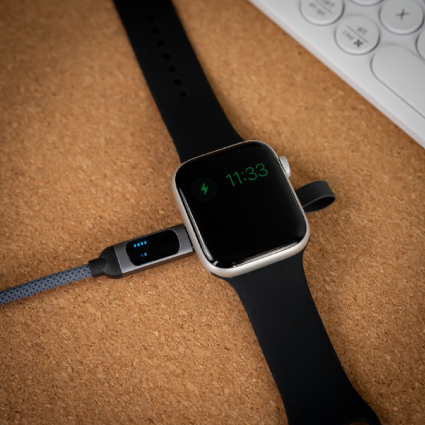Carregador Portátil Magnetico Watkey Lekus Para Apple Watch - 44mm - Branco