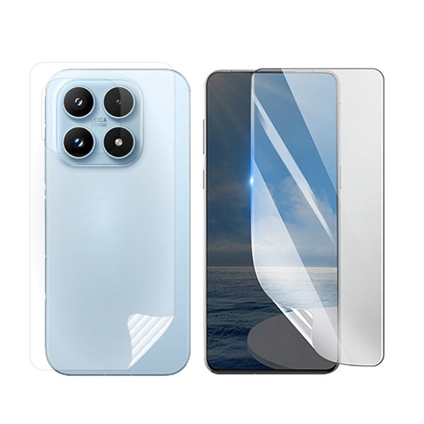 Kit Película Protectora de Hydrogel Frente e Verso GIFT4ME Para Xiaomi 17 5G - Transparente