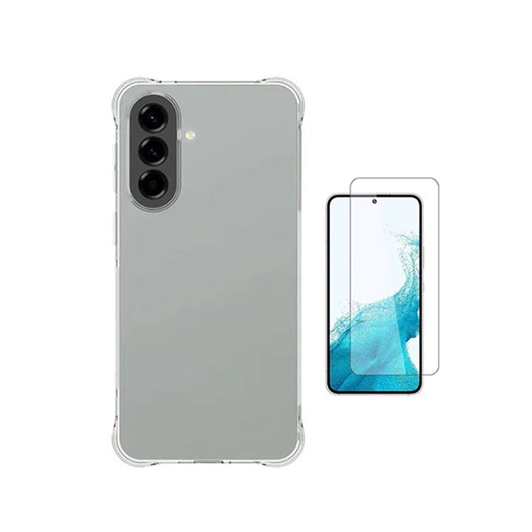 Kit Capa Super Proteção + Película de Vidro Temperado GIFT4ME Para Samsung Galaxy A57 5G - Transparente