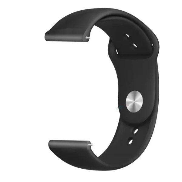 Bracelete Silicone GIFT4ME Para Amazfit Balance 2 - Preto