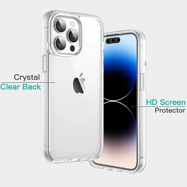 Capa 360° Proteção Frente e Verso GIFT4ME Para Apple iPhone 17 Pro - Transparente