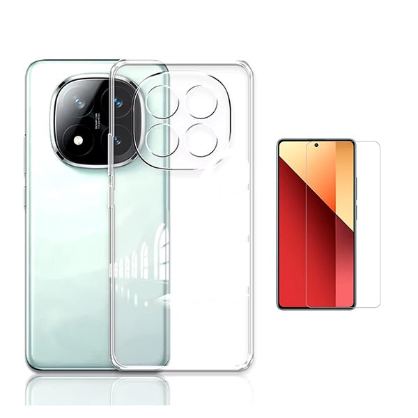 Kit Capa Super Proteção + Película de Vidro Temperado GIFT4ME Para Xiaomi Poco X7 - Transparente