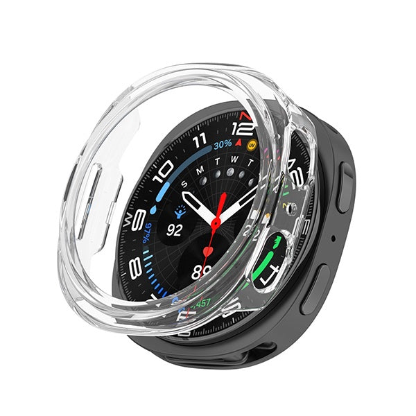 Capa Proteção Total GIFT4ME Para Samsung Galaxy Watch8 - 44mm Bluetooth + 4G - Transparente