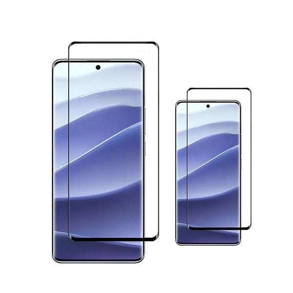 Kit 2 Vidro Gorilasglass Curved GIFT4ME Para Xiaomi Redmi Note 15 Pro 4G - Transparente/Preto