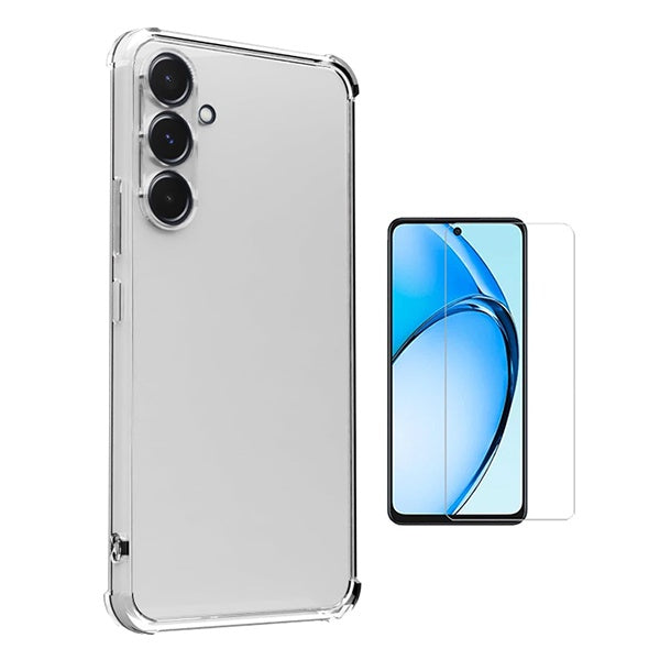 Kit Capa Super Proteção + Película de Vidro Temperado GIFT4ME Para Samsung Galaxy A56 5G - Transparente