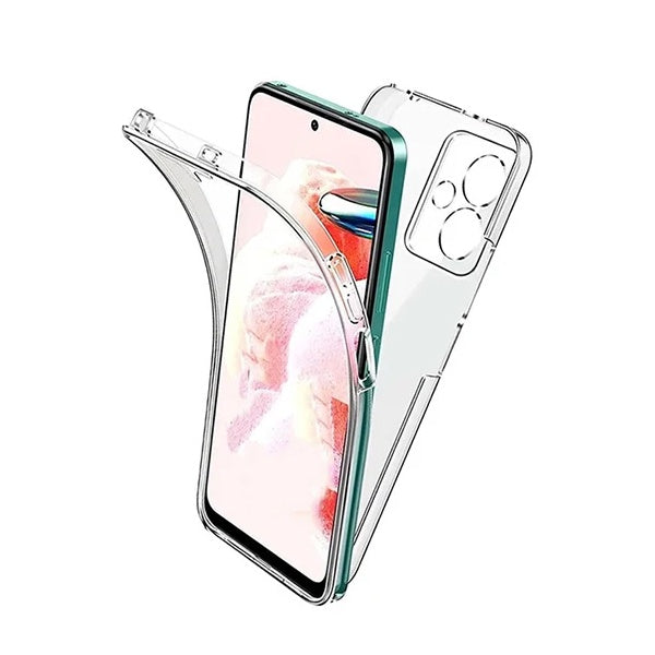 Capa 360° Proteção Frente e Verso GIFT4ME Para Xiaomi Redmi Note 14 - Transparente