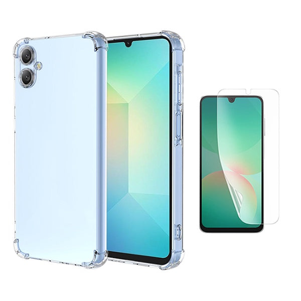 Kit Capa Traseira Super Proteção + Película de Hydrogel Frente Transparente GIFT4ME Para Samsung Galaxy A07 - Transparente