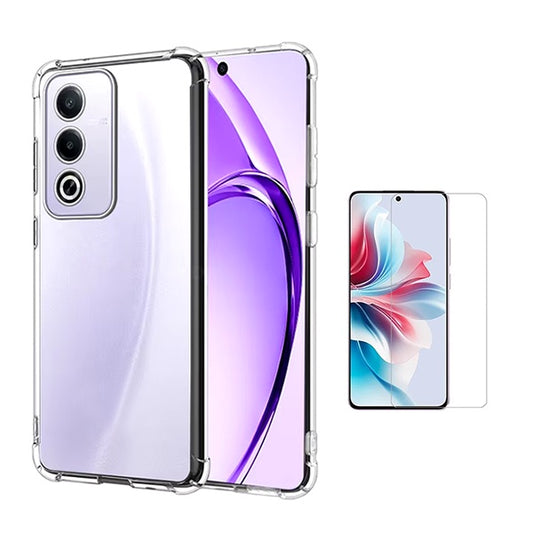 Kit Capa Super Proteção + Película de Vidro Temperado Gift4Me Para Oppo A80 5G - Transparente