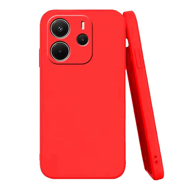 Capa Proteção Silicone GIFT4ME Para Xiaomi Redmi Note 14 5G - Vermelho