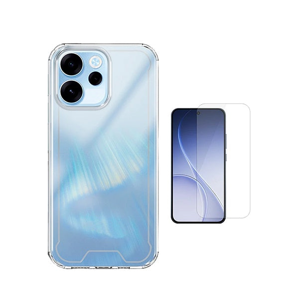 Kit Capa Super Proteção + Película de Vidro Temperado GIFT4ME Para Oppo Reno15 Pro - Transparente