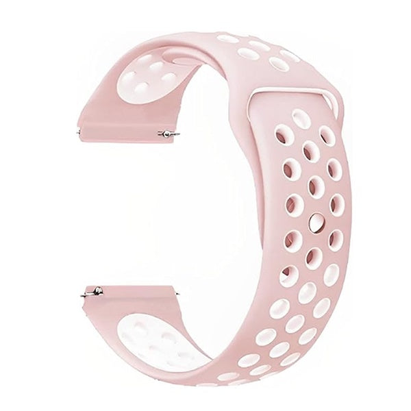 Bracelete Desportiva Gift4Me Para Huawei Watch GT 5 - 46mm - Rosa / Branco