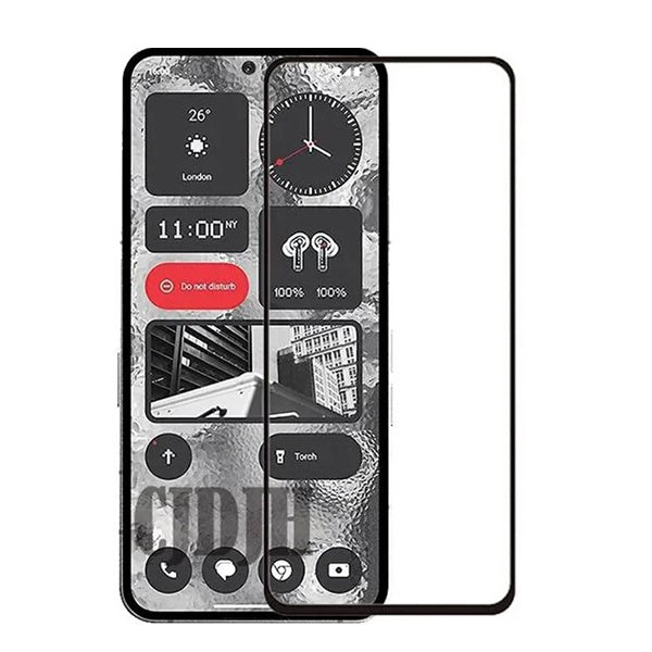 Vidro Gorilasglass GIFT4ME Para Nothing Phone (3a) - Transparente/Preto