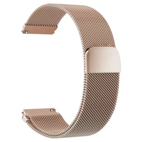 Bracelete Milanese Com Fecho Magnético GIFT4ME Para Coros Apex 2 - Rosa Ouro