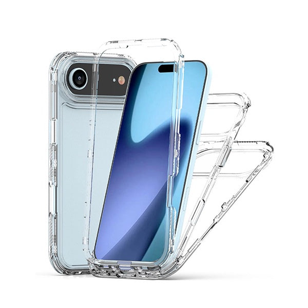 Capa 360° Proteção Frente e Verso GIFT4ME Para Apple iPhone 17 Air - Transparente