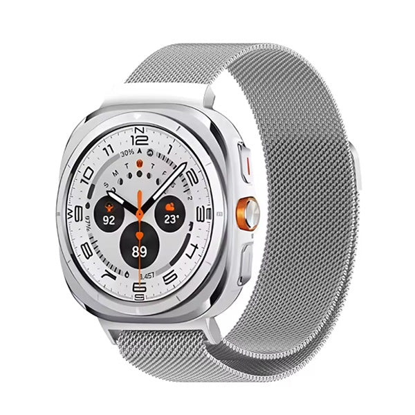 Bracelete Milanese Com Fecho Magnético GIFT4ME Para Samsung Galaxy Watch Ultra2  - Cinza