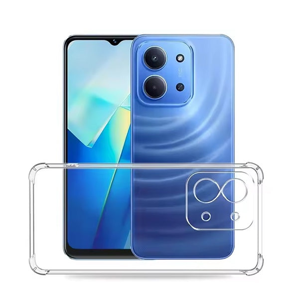 Kit Capa Super Proteção + Película de Vidro Temperado Gorilasglass GIFT4ME Para Xiaomi Redmi 15C - Transparente