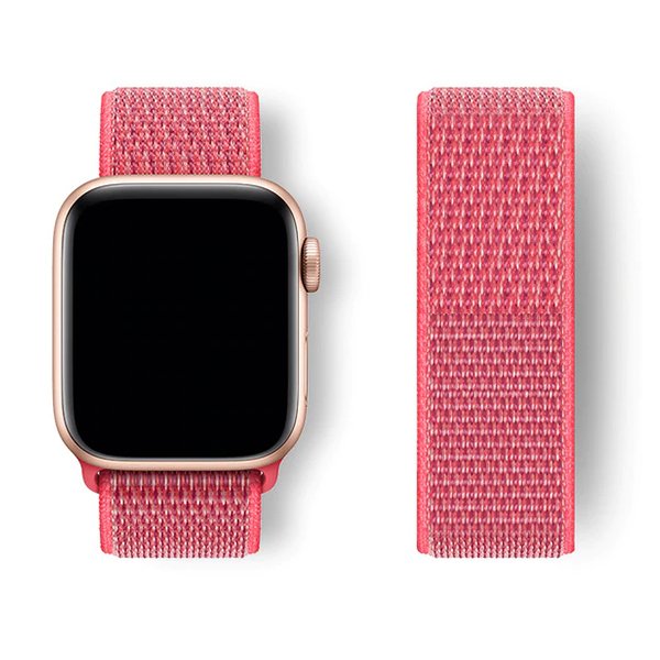 Bracelete Nylon Gift4Me Para Apple Watch Series 8 Aluminum- 45mm - Rosa