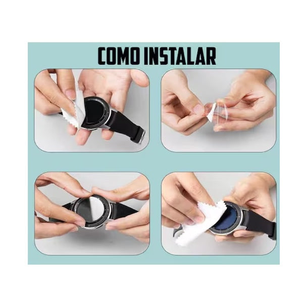 Kit 2x Película Hydrogel GIFT4ME Para Oppo Watch X2 Mini - Transparente