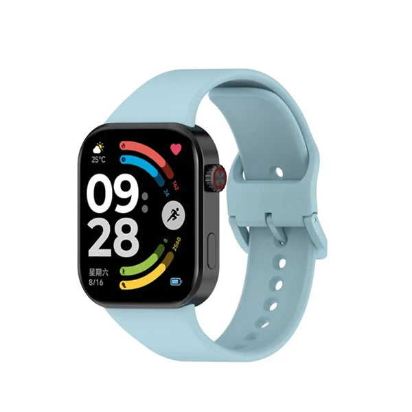 Bracelete Silicone Com Fivela GIFT4ME Para Xiaomi Redmi Watch 6 - Azul Claro