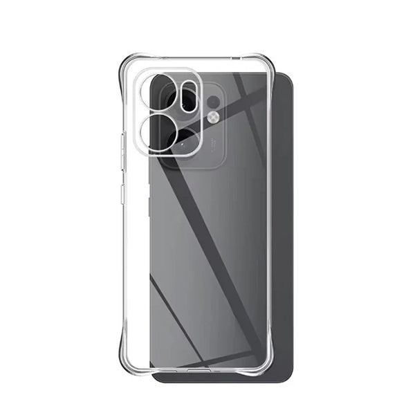 Kit Capa Traseira Super Proteção + Película de Hydrogel Frente Transparente GIFT4ME Para Oppo Reno14 F - Transparente