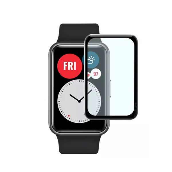 Película Gel Com Bordas Gift4Me Para Huawei Watch Fit SE - Transparente