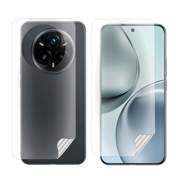Kit Película Protectora de Hydrogel Frente e Verso GIFT4ME Para Realme 14 Pro 5G - Transparente