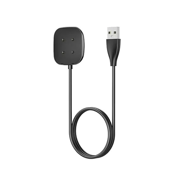 Carregador USB GIFT4ME Para Google Fitbit Versa 4 - Preto