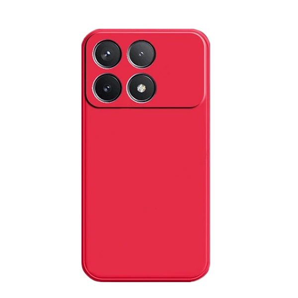 Capa Proteção Traseira Silicone GIFT4ME Compativel Com Xiaomi Poco F6 Pro - Vermelho