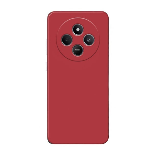 Capa Proteção Silicone Gift4Me Para Xiaomi Poco C75 - Vermelha
